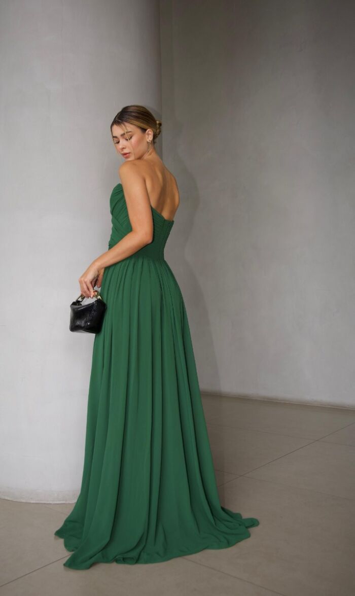 Imagem de Vestido Leonor Verde D´teliê