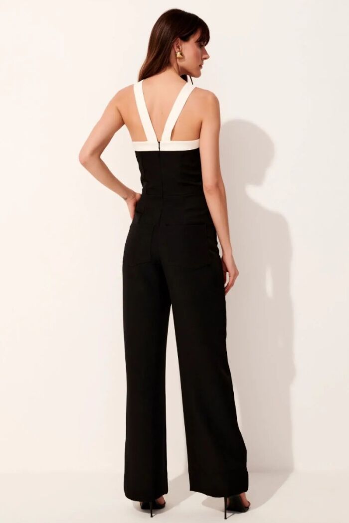 Imagem de Macacão Babi Preto e Branco Le Blog