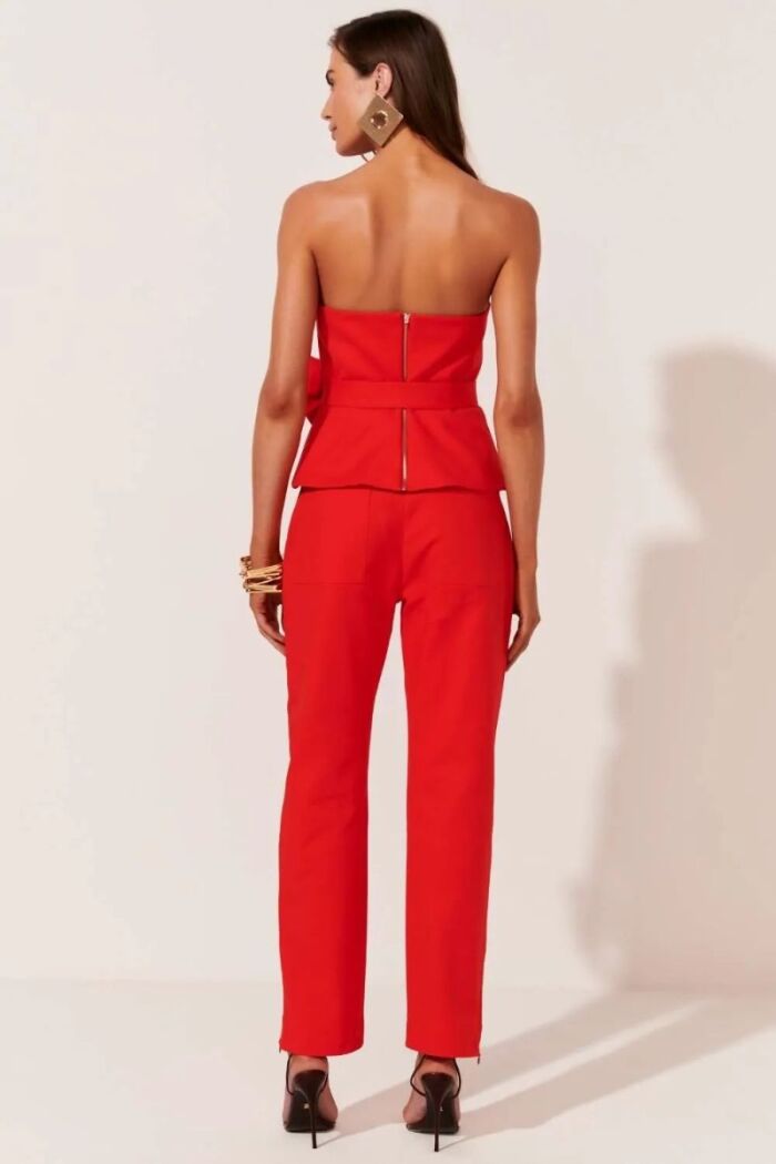 Imagem de Calça Ivone Vermelho Intense Le Blog