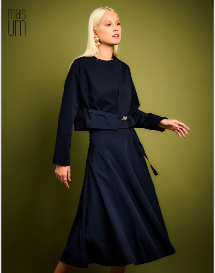 Imagem de Jaqueta de Sarja Azul Marinho Mais Um