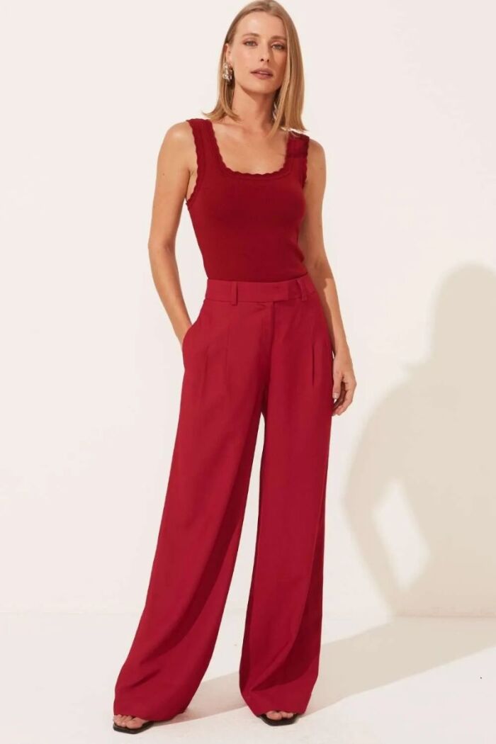 Imagem de Tegata Paula Vermelho Crushed Le Blog