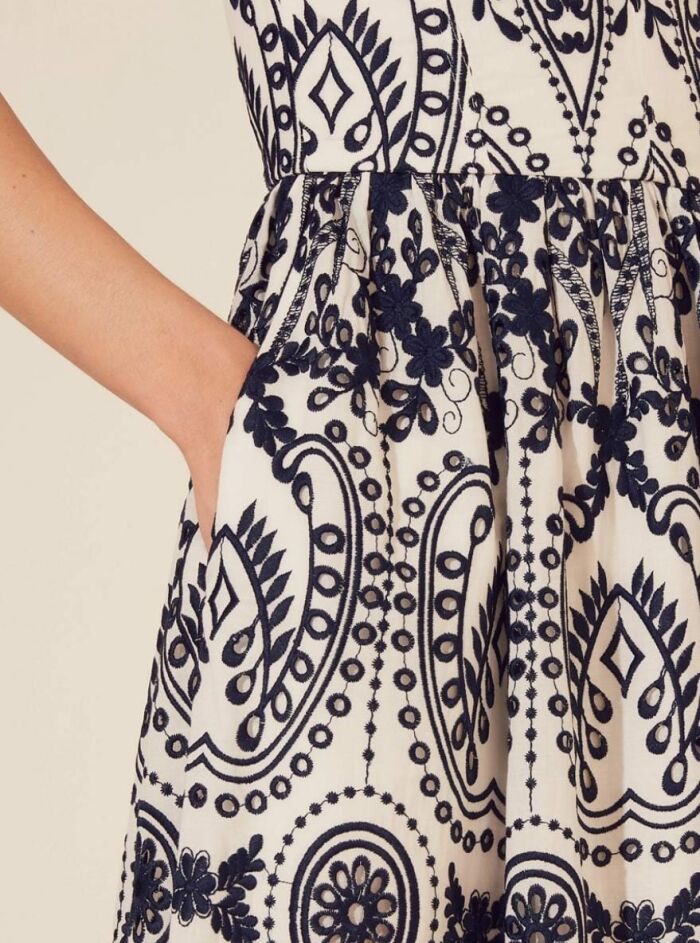 Imagem de Vestido Mídi Karla Azul Amissima