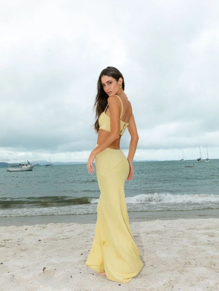 Imagem de Vestido Lúcia Amarelo Cloude