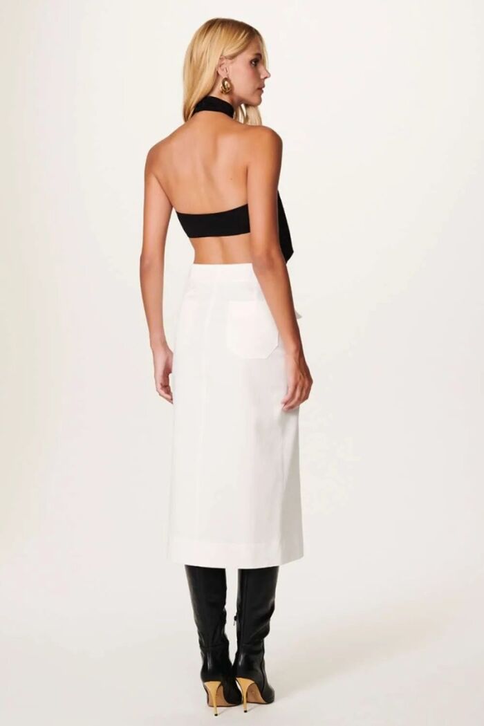 Imagem de Saia Paula Off White Le Blog