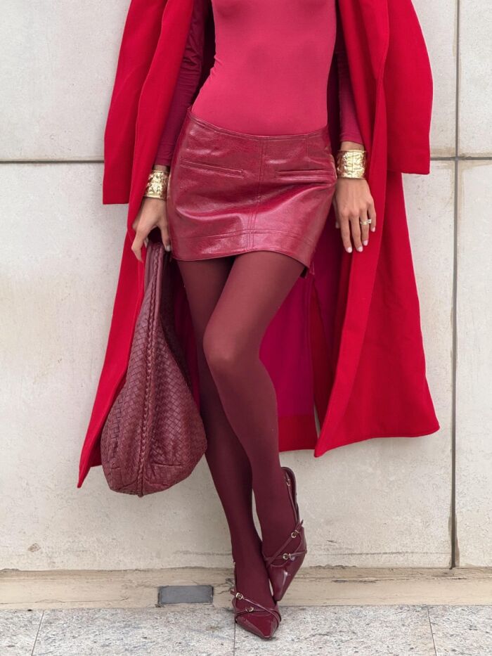 Imagem de Saia Felipa Vinho Cloude