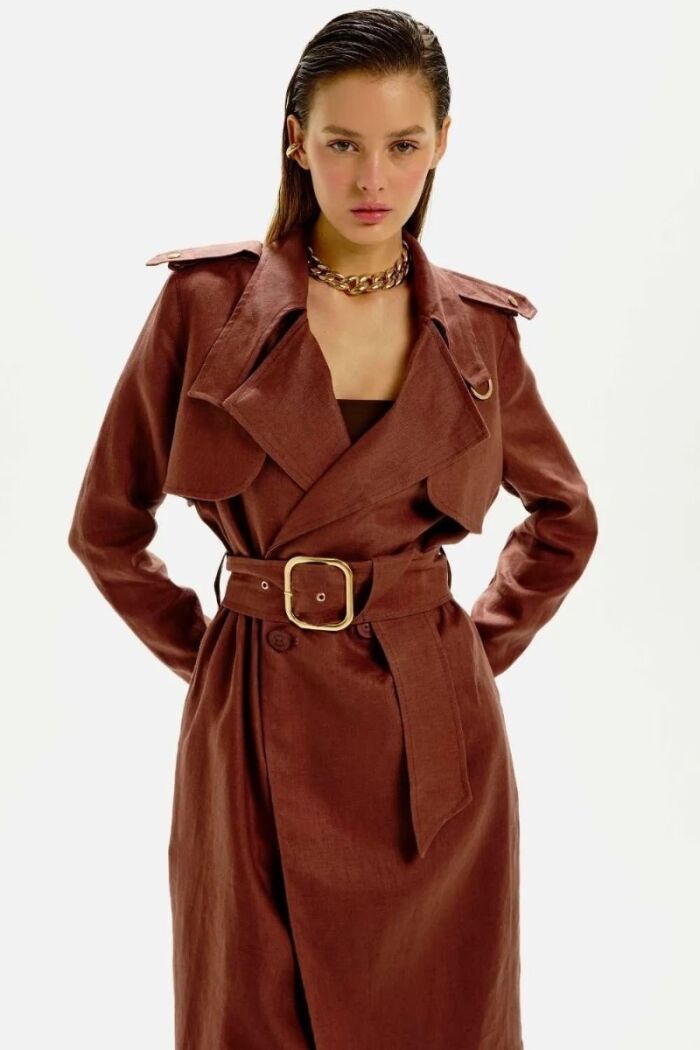 Imagem de Casaco Angélica Marrom Cobertura Le Blog