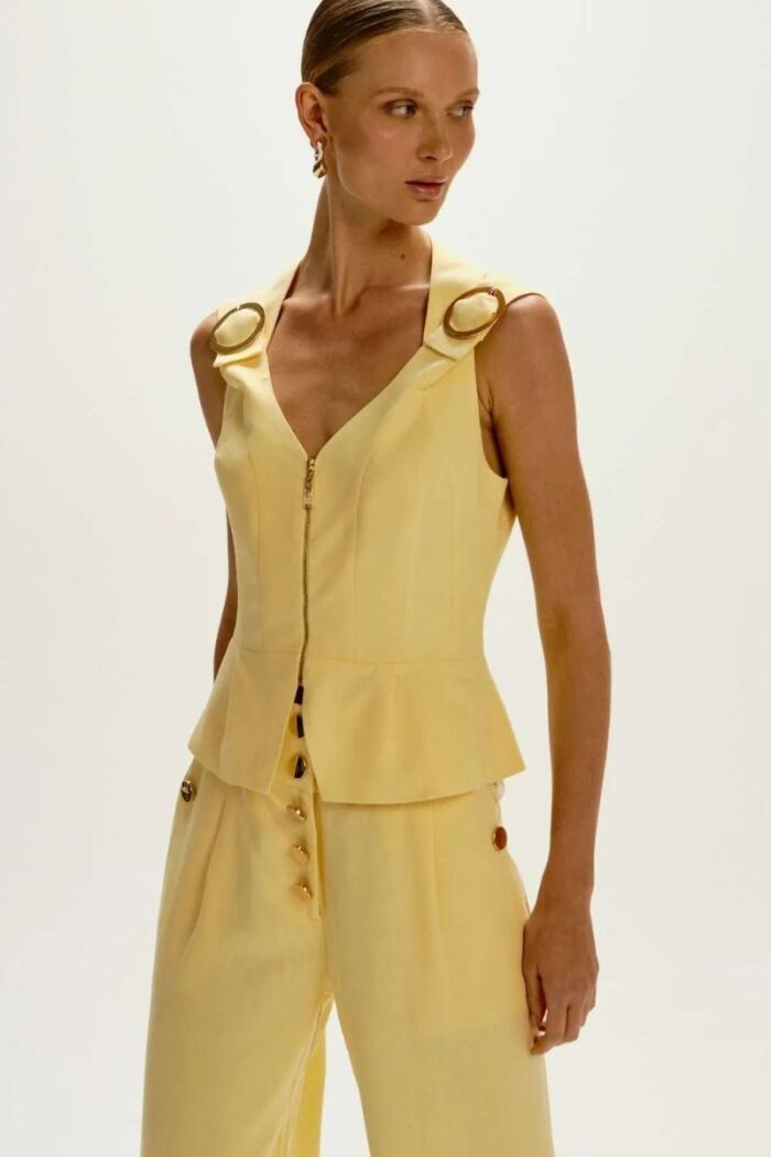 Imagem de Calça Olívia Amarelo Grace Le Blog