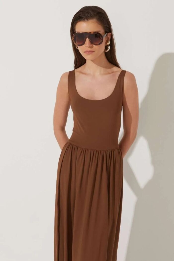 Imagem de Vestido Telma Marrom Le Blog