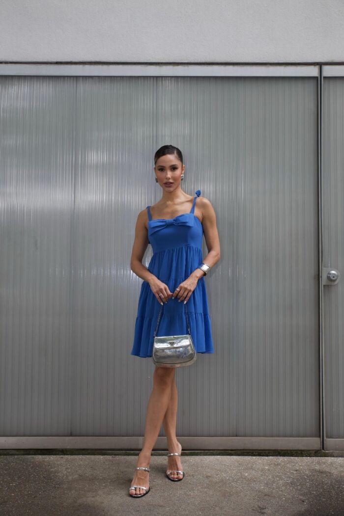 Imagem de Vestido Célia Azul D´teliê