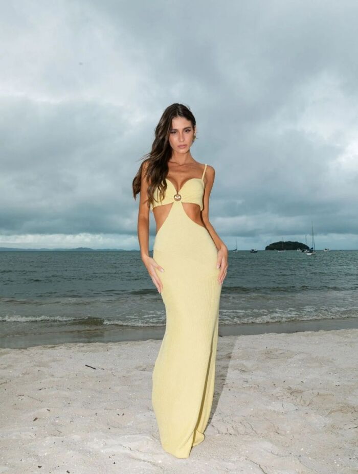 Imagem de Vestido Lúcia Amarelo Cloude