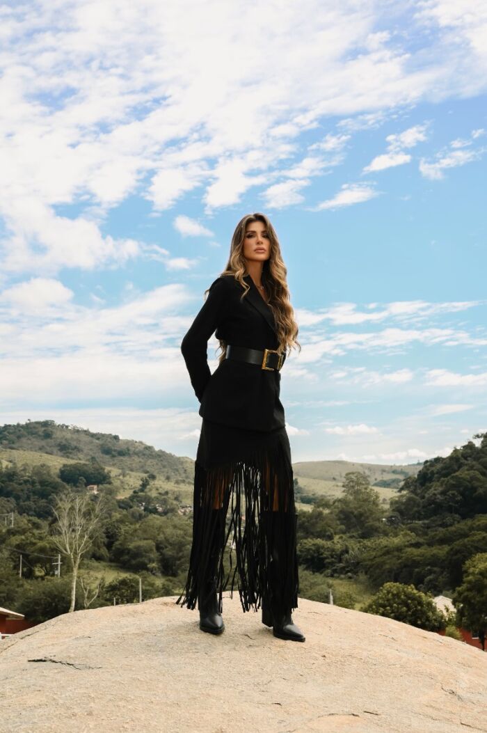 Imagem de Saia Gaby Preta Desnude