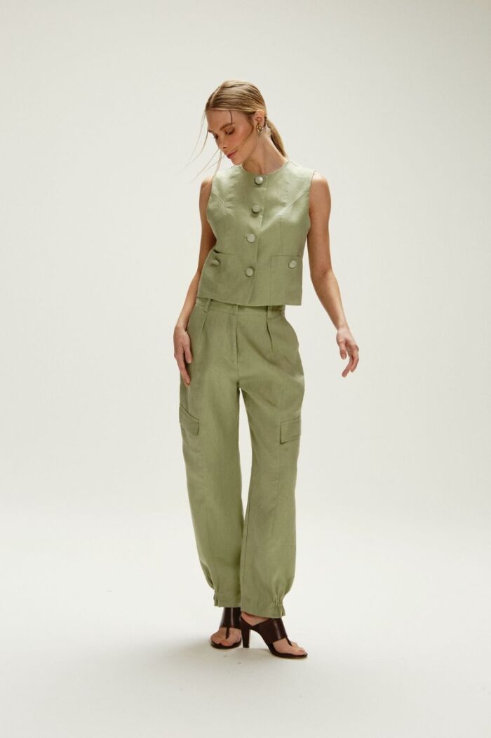 Imagem de Colete Lana Verde Pistache Le Blog