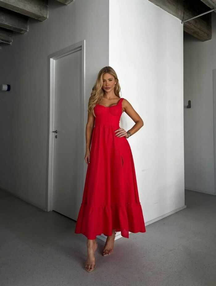 Imagem de Vestido Nicole Vermelho Cloude