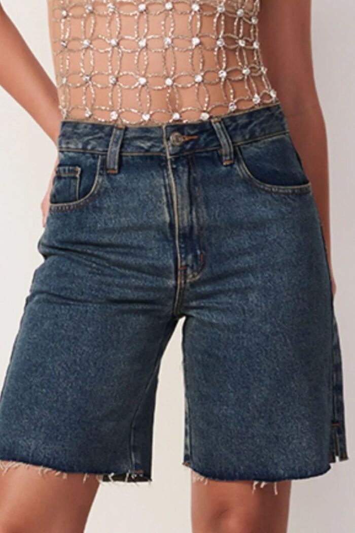 Imagem de Jorts Kendall Jeans Le Blog