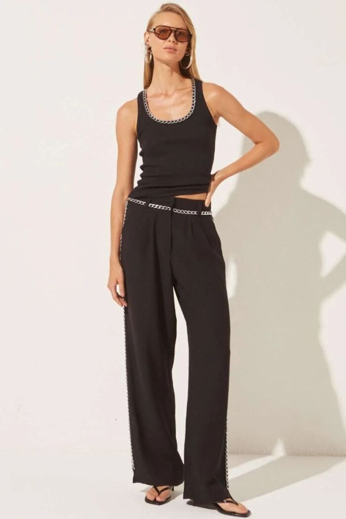 Imagem de Calça Cintia Preta Le Blog