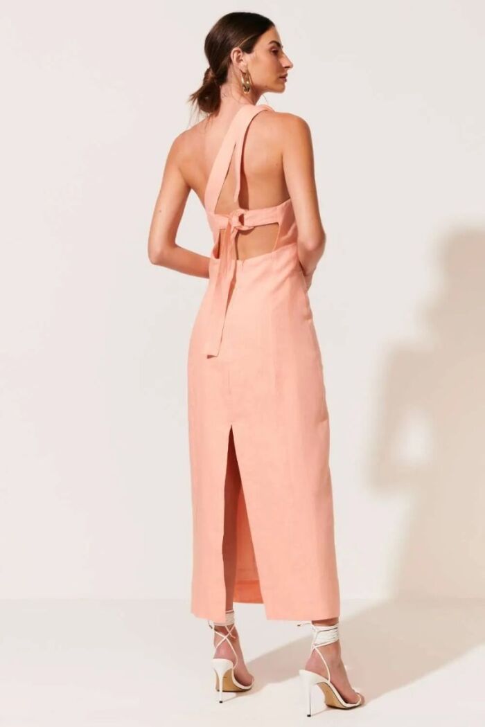 Imagem de Vestido Lurdes Laranja Peach Le Blog