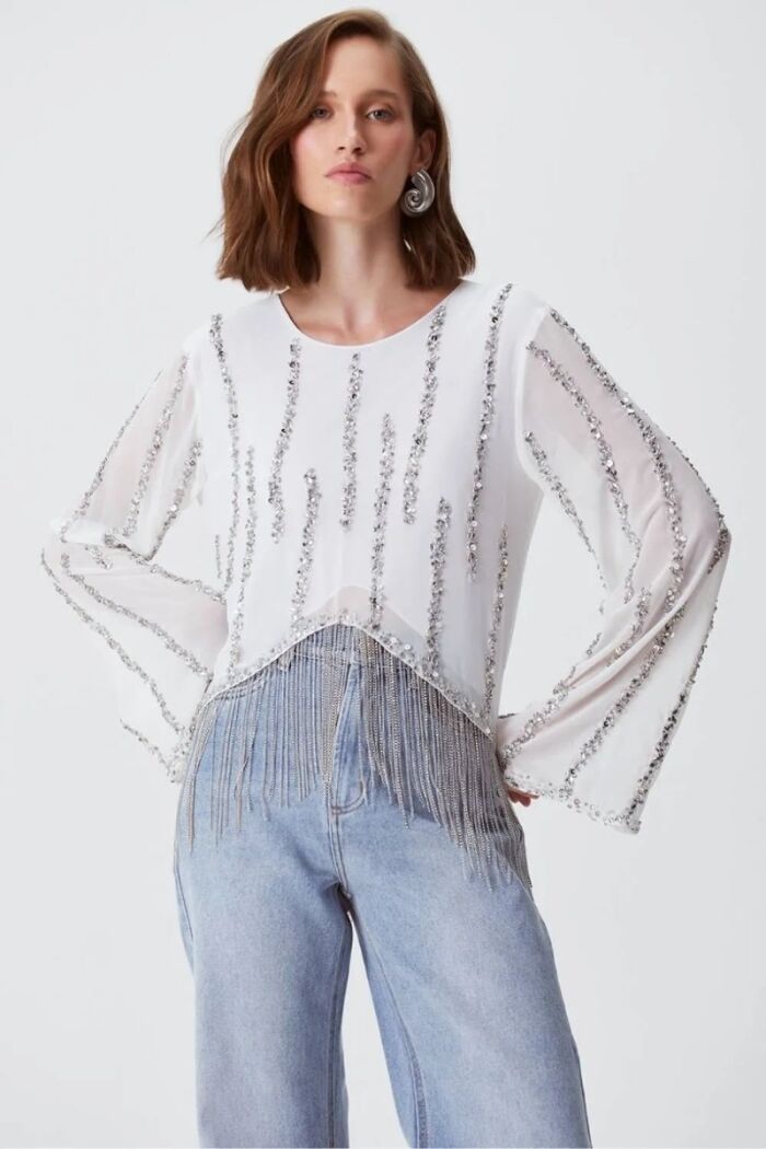 Imagem de Blusa Kelly Off White Le Blog