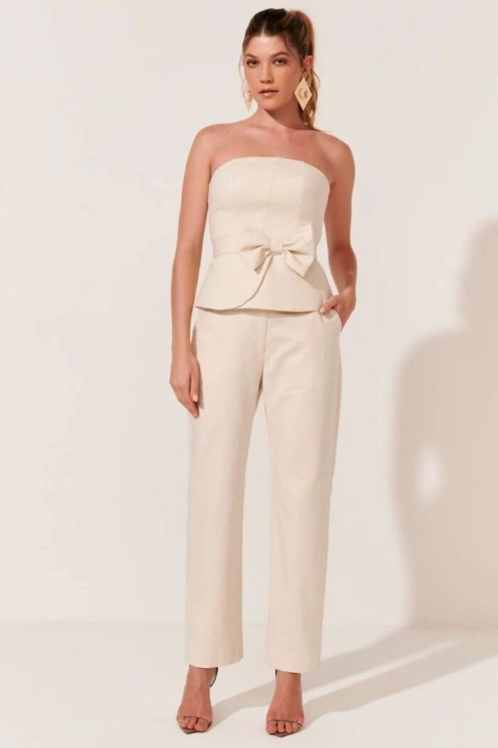 Imagem de Calça Ivone Bege Sand Le Blog