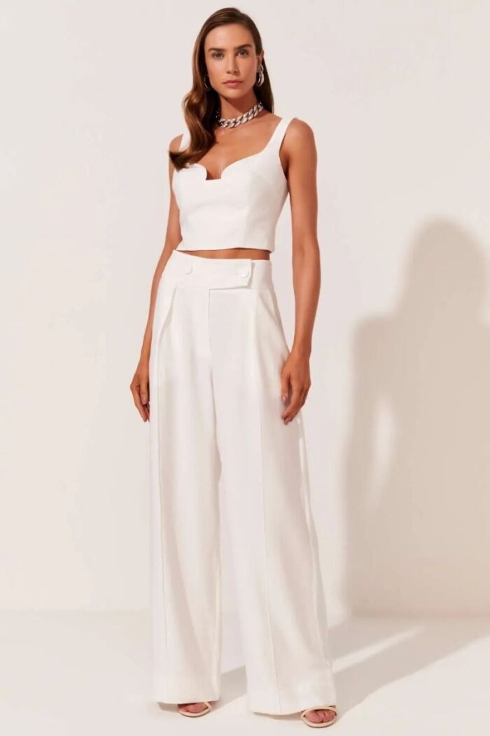 Imagem de Calça Clarice Off White Le Blog