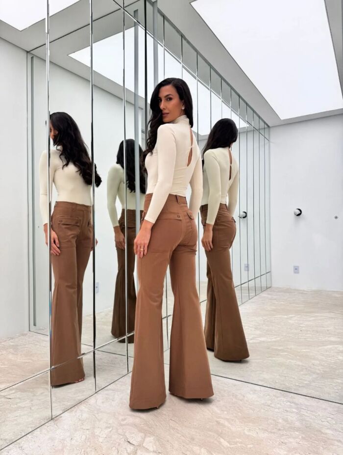 Imagem de Calça Fernanda Marrom Cloude