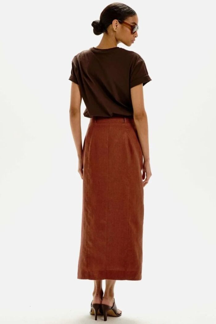Imagem de Saia Angélica Marrom Cobertura Le Blog