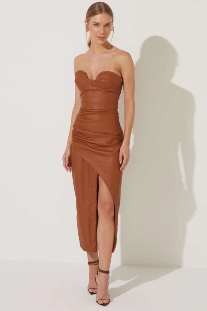 Imagem de Vestido Zoe Marrom Le Blog