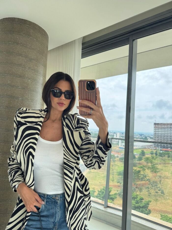 Imagem de Sobretudo Analu Estampado Cloude