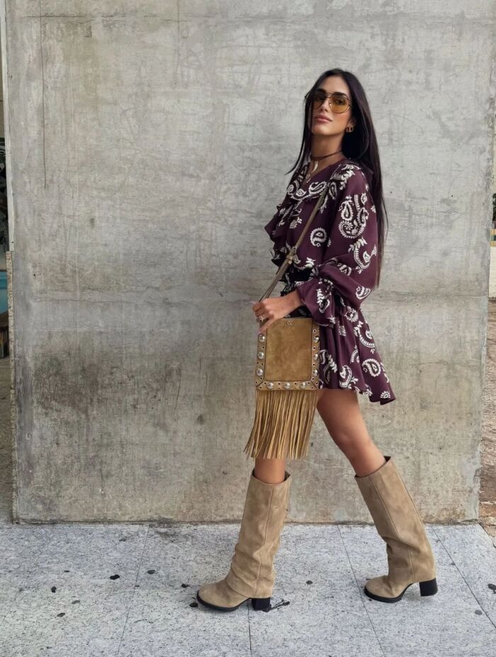 Imagem de Vestido Atena Marrom Cloude