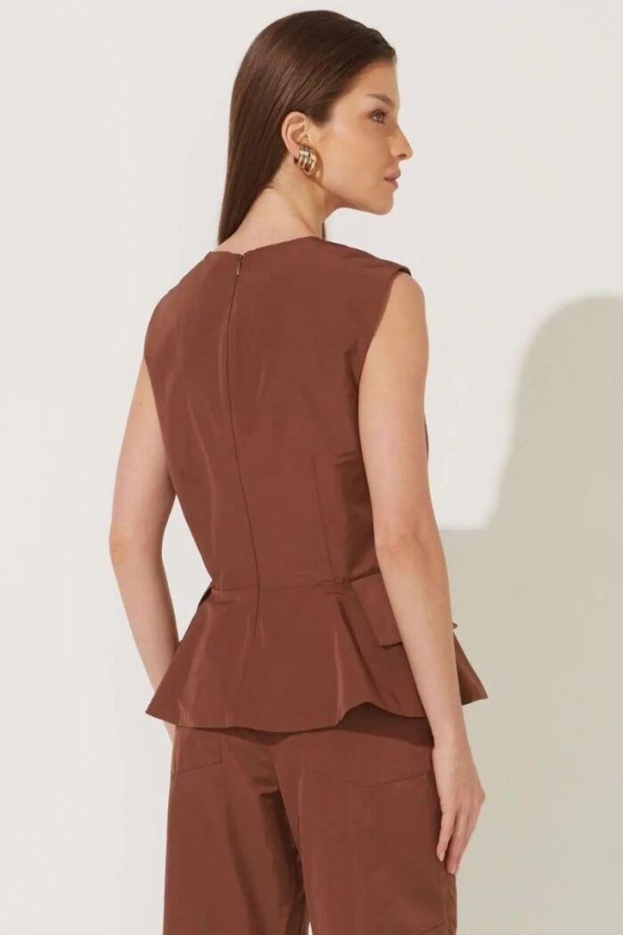 Imagem de Blusa Antônia Marrom Le Blog