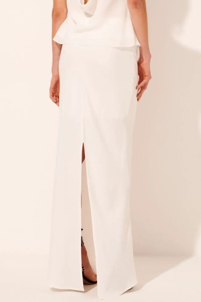 Imagem de Saia Anabela Off White Le Blog