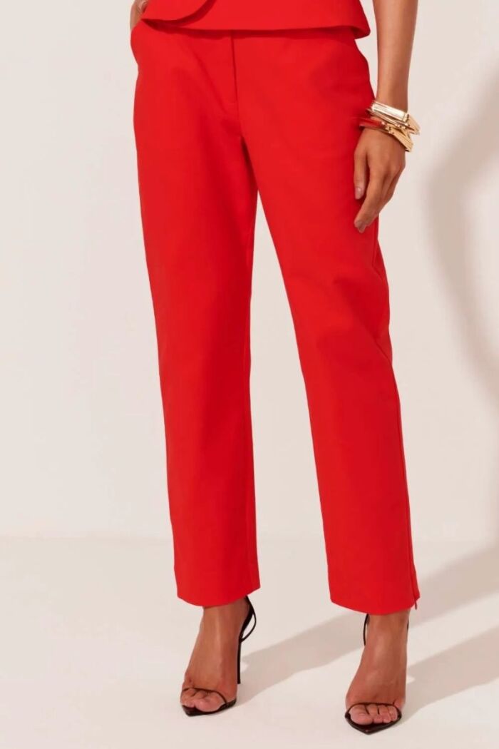 Imagem de Calça Ivone Vermelho Intense Le Blog