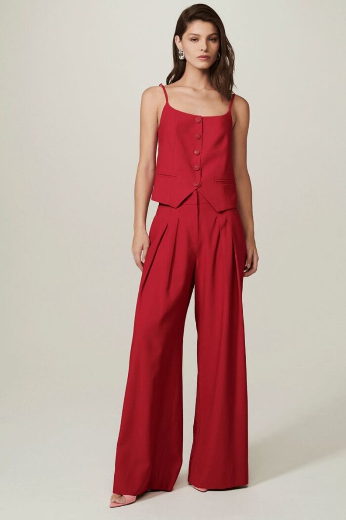 Imagem de Calça Emma Vermelho Cherry Le Blog