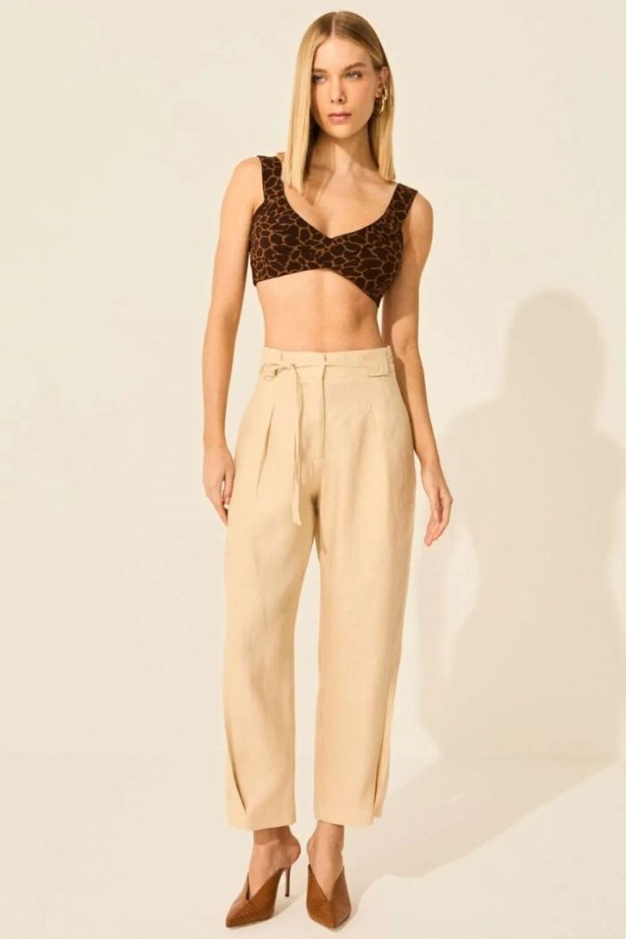 Imagem de Calça Cora Bege Classic Le Blog