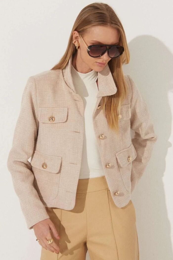 Imagem de Casaco Vicky Bege Classic