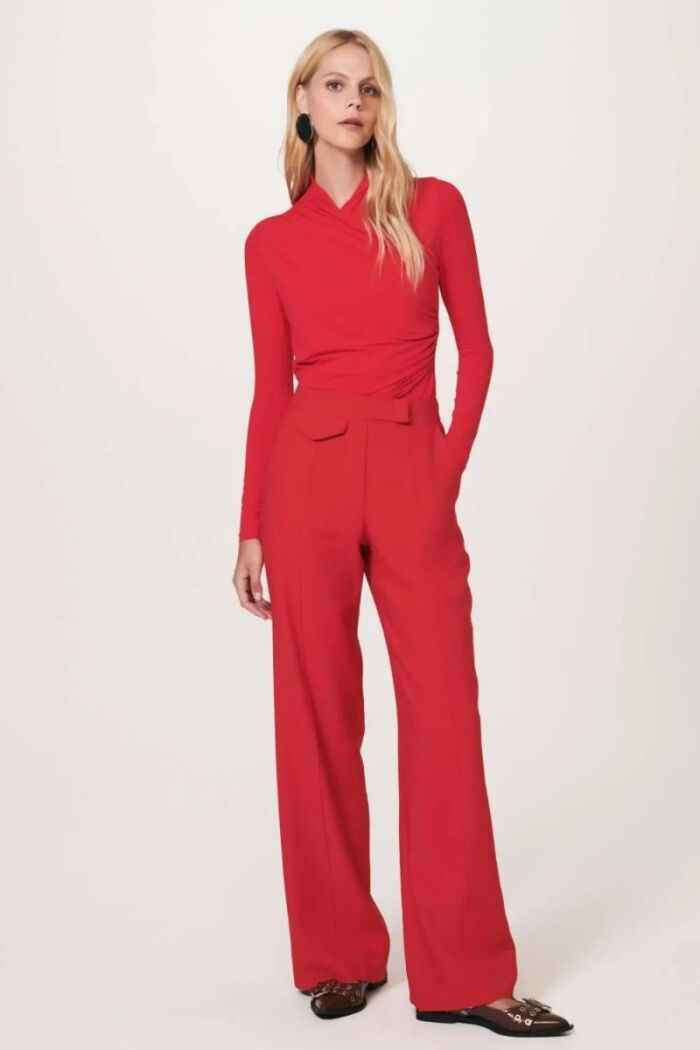 Imagem de Calça Leila Vermelha Le Blog