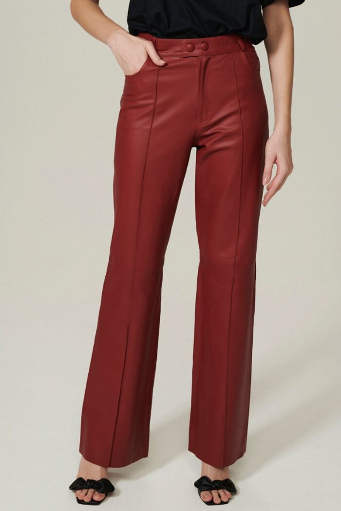 Imagem de Calça Samira Vermelho Pepper Le Blog