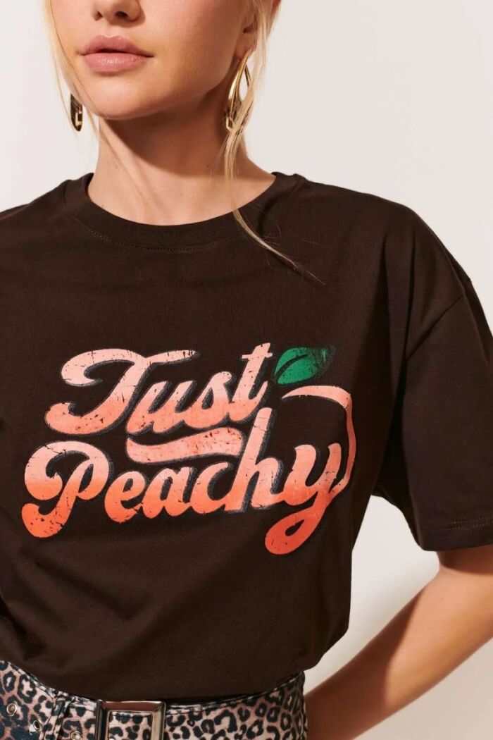 Imagem de Shirt Simone Marrom Dark Le Blog