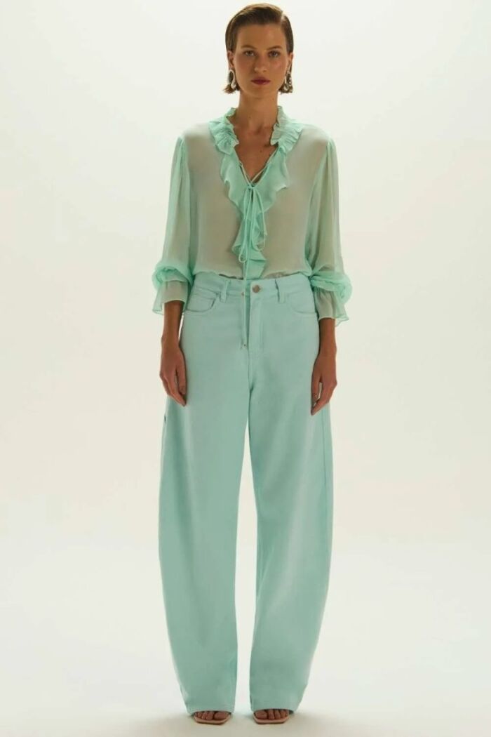 Imagem de Blusa Rafaela Verde Holiday Le Blog