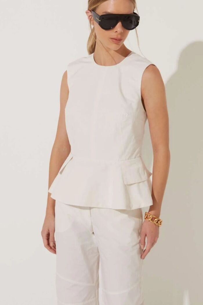 Imagem de Calça Antônia Off White Le Blog