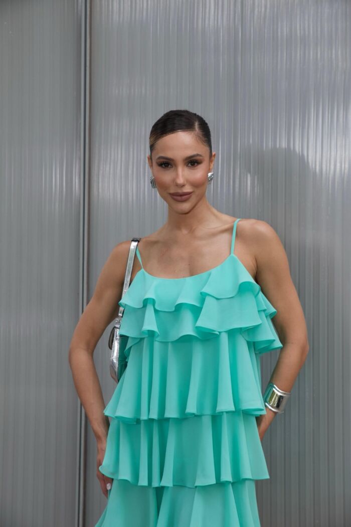 Imagem de Vestido Lana Verde Água D´teliê