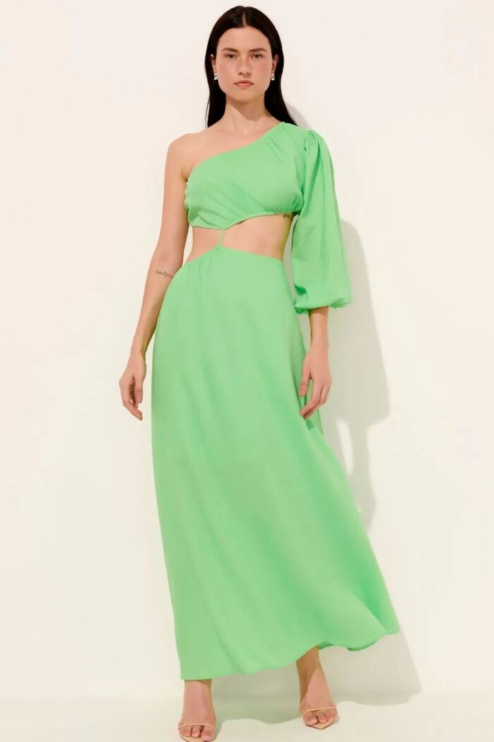 Imagem de Vestido Claire Verde Cítrico Le Blog