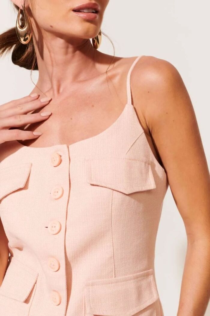 Imagem de Colete Samara Laranja Peach Le Blog