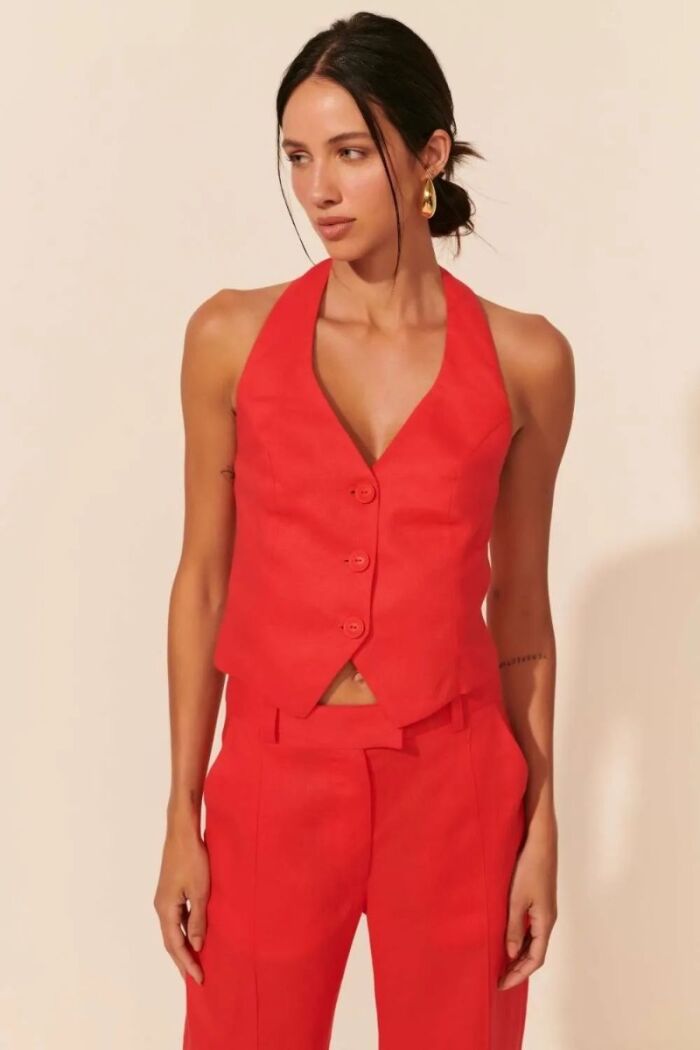 Imagem de Colete Lurdes Vermelho Smooth Le Blog