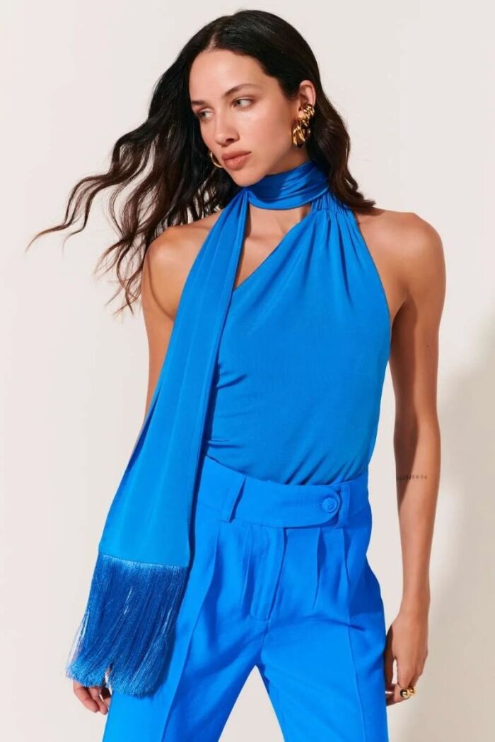 Imagem de Blusa Olga Azul Celeste Le Blog