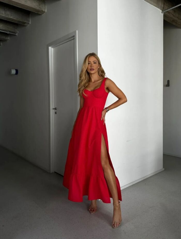 Imagem de Vestido Nicole Vermelho Cloude
