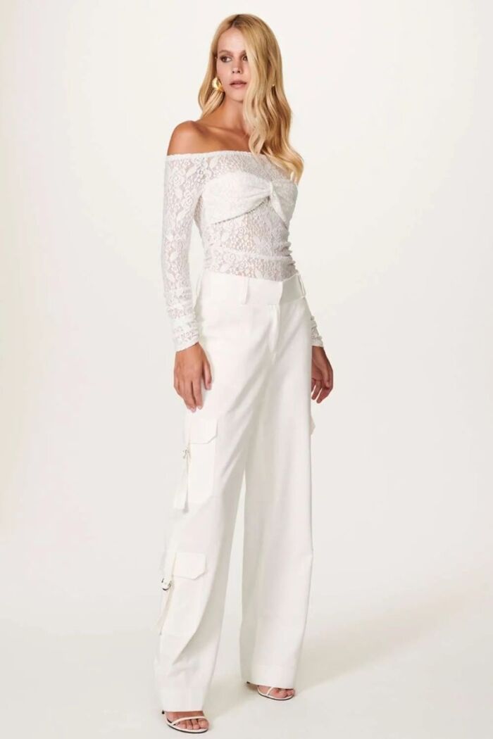 Imagem de Calça Paula Off White Le Blog