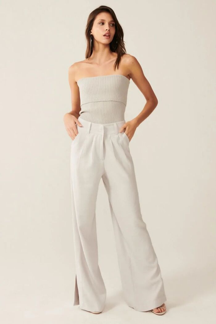 Imagem de Calça Marcelle II Off White Le Blog