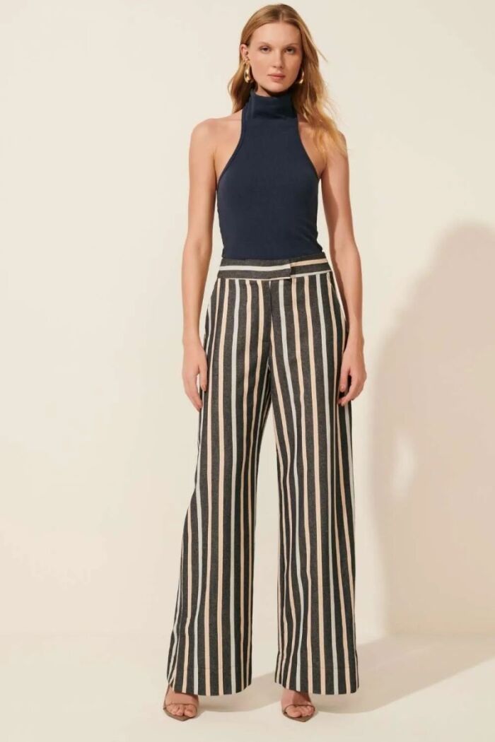 Imagem de Calça Thaise Listrada Le Blog