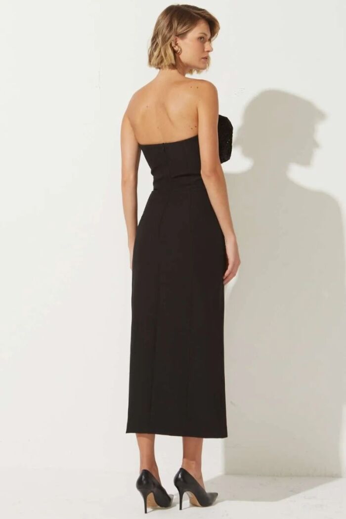 Imagem de Vestido Mídi Kate Preto Le Blog