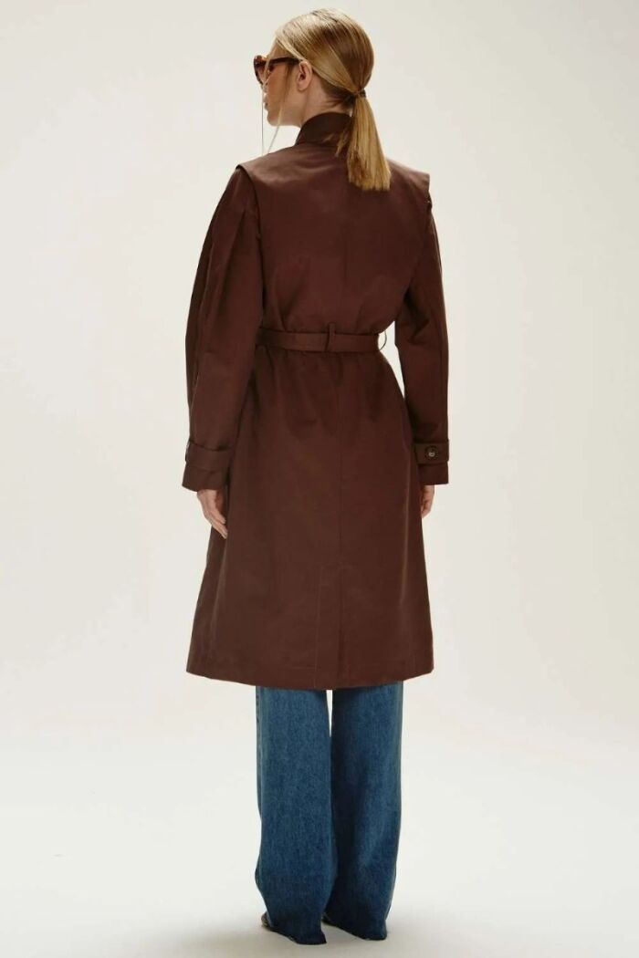 Imagem de Casaco New Betina Marrom Mocha Le Blog